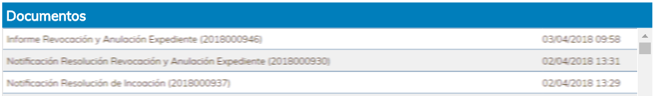 4. Rejilla de documentos