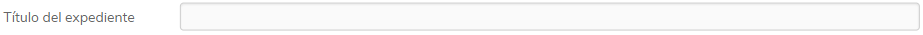 15. Título de expediente