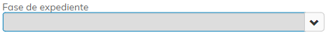 17. Fase del expediente