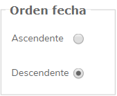 4. Orden fecha