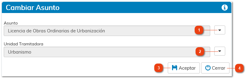 2.3.10. Cambiar Asunto