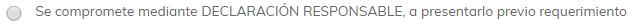3. Declaración responsable
