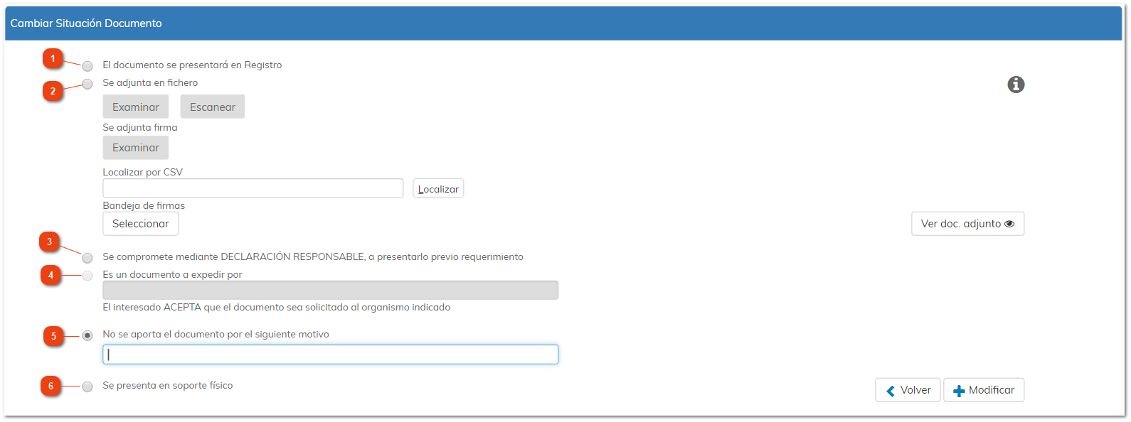 2.3.1.5. Cambiar situación del documento
