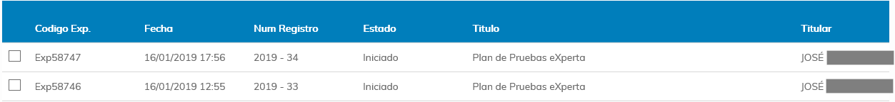 6. Rejilla de Expedientes