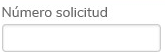 9. Número solicitud