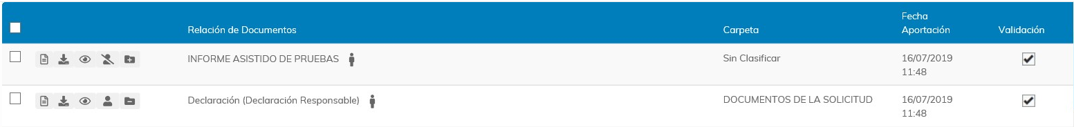 2. Rejilla de documentos