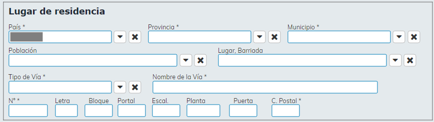 3. Lugar de residencia