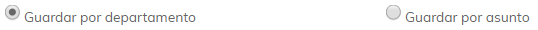 6. Guardar por departamento o por asunto