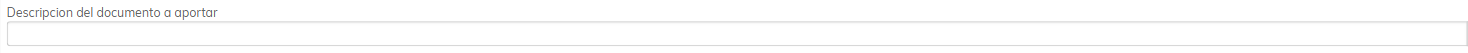 6. Descripción del documento a aportar