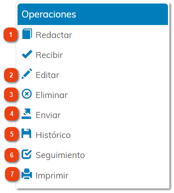 2.3.5.3. Operaciones de la bandeja Pendientes de envío