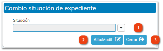 2.3.6. Situación del Expediente
